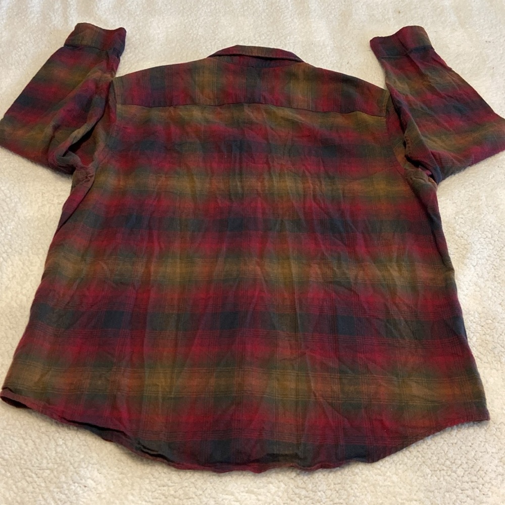 Pendleton Multicolor Plaid Casual Button Down Shi… - image 3